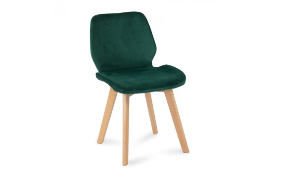 Skandinávské retro velurové křeslo wingback do obývacího pokoje na černých kovových nohách F420B