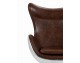 EGG AVIATOR PU armchair brown.