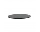 Black round table + 4 black chairs Scandinavian modern kitchen set