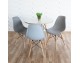 Stylish modern chair on wooden beech legs, 10 colors