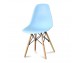 Stylish modern chair on wooden beech legs, 10 colors