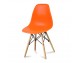 Stylish modern chair on wooden beech legs, 10 colors