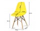 Stylish modern chair on wooden beech legs, 10 colors