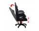 Office chair, bucket gaming chair, eco-leather, Black/Red