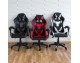 Office chair, bucket gaming chair, eco-leather, Black/Red