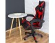 Office chair, bucket gaming chair, eco-leather, Black/Red