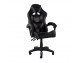 Office chair, bucket gaming chair, eco-leather, Black/Red