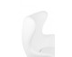 EGG WIDE PU armchair, white