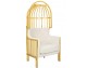 LORD armchair gold / beige