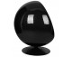 BALL BLACK armchair, black