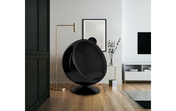 EGG AVIATOR PU armchair brown.