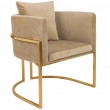 Chair CHLOE VELVET khaki