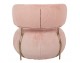 Fotoliu LOW TEDDY PINK, roz