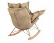 Rocking chair SWING VELVET khaki