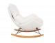 OTILIA TEDDY rocking chair, white