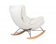 OTILIA TEDDY rocking chair, white