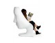 NEMO FACE CHAIR white armchair - fiberglass