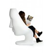 NEMO FACE CHAIR white armchair - fiberglass