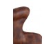 EGG armchair WIDE PU brown vintage cognac