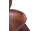 EGG armchair WIDE PU brown vintage cognac