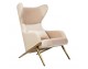 HAMPTON TEDDY armchair white