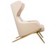 HAMPTON TEDDY armchair white