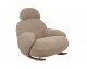 PLUSH FUR rocking chair, white.