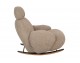 PLUSH FUR rocking chair, white.