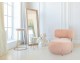 LOW TEDDY PINK armchair, pink