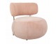 LOW TEDDY PINK armchair, pink