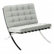 Armchair BA1, light gray fabric