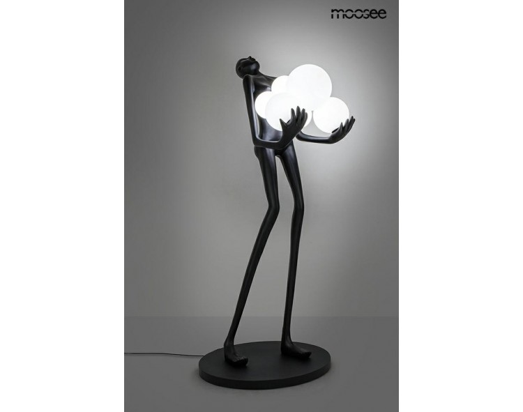 MOOSEE HUMAN floor lamp black