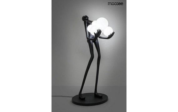 MOOSEE HUMAN floor lamp black