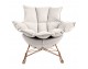 Rocking chair SWING VELVET, beige