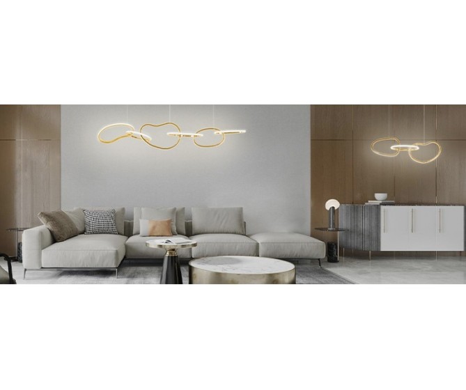 Lampa suspendata MOOSEE JAZZ 6 gold