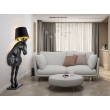 HORSE STAND M floor lamp black - fiberglass