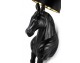 HORSE STAND M floor lamp black - fiberglass