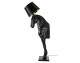 HORSE STAND M floor lamp black - fiberglass