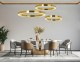 Lampa suspendata MOOSEE RING LUXURY 50 gold