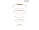 MOOSEE RING SLIM S hanging lamp, gold