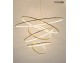 MOOSEE RING SLIM S hanging lamp, gold