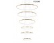 MOOSEE RING SLIM S hanging lamp, gold