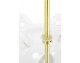 CAPRI LINE 7 gold hanging lamp - 420 LEDs, aluminum, glass