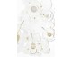 CAPRI LINE 7 gold hanging lamp - 420 LEDs, aluminum, glass