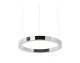 RING 40 silver hanging lamp - LED, polished steel