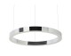 RING 40 silver hanging lamp - LED, polished steel