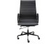 AERON PRESTIGE PLUS black office chair - natural leather, aluminum