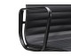 Scaun de birou AERON PRESTIGE PLUS negru - piele naturala, aluminiu