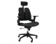 AERON PRESTIGE PLUS black office chair - natural leather, aluminum