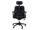 AERON PRESTIGE PLUS black office chair - natural leather, aluminum